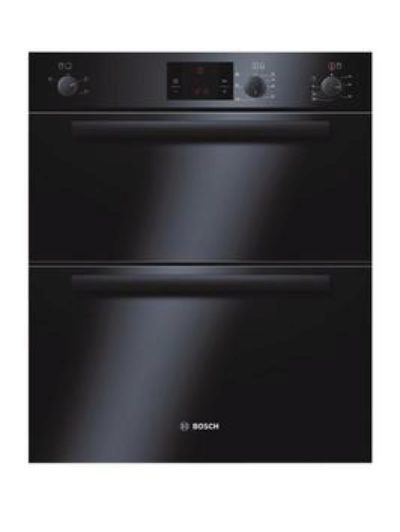 Bosch Hbn13B261B Classixx Built-Under Multi-Function Double Hot Air Oven - Black